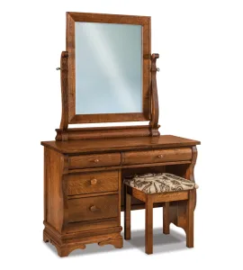 Chippewa Sleigh Vanity Dresser