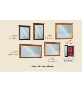 Flush Mission 66" 9 Drawer Mule Dresser