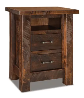 Houston 27&quot; 2 Drawer Night Stand with Opening