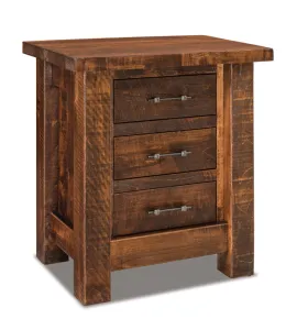 Houston 27" 3 Drawer Night Stand - QUICK SHIP