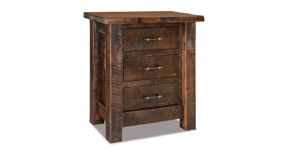 Houston 30\" 3 Drawer Night Stand