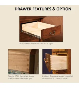 JR Lexington 2 Drawer Media Chest - QUICK SHIP