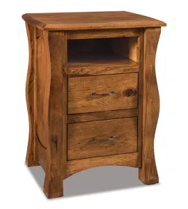 Reno 2 Drawer Night Stand with Opening
