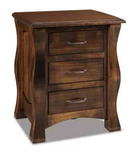 Reno 3 Drawer Night Stand