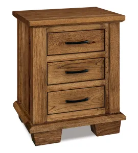 JR Burlington 021 - 3 Drawer Nightstand