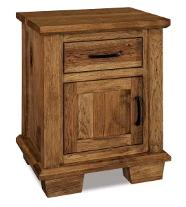 JR Burlington 022 - 1 Drawer 1 Door Nightstand