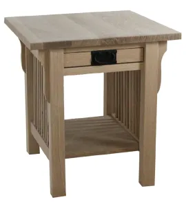 Landmark Mission End Table