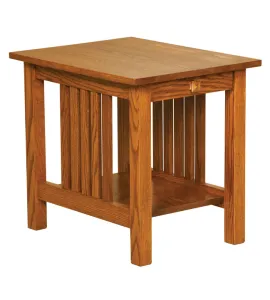 Country Mission End Table - QUICK SHIP