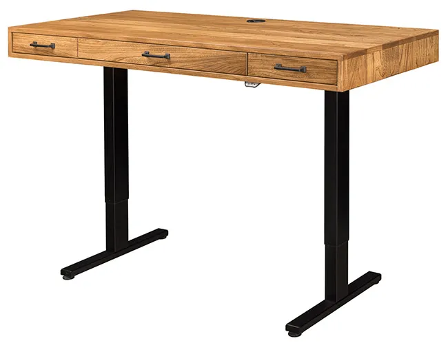 Amish Furniture Factory Bordeaux Lift Desk - Thumbnail 2