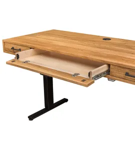 Bordeaux Lift Desk - QUICK SHIP