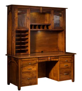 Kensing Wall Desk with Hutch