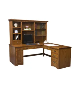 Mission Computer Desk with Return
