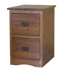 Mission File Cabinet w/ Flush Flat Front
