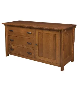 Boston 3 Drawer 1 Door Credenza