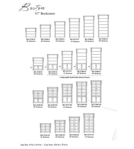 Boston Bookcase - QUICK SHIP