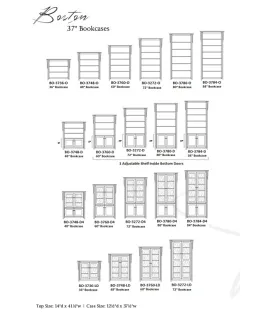 Boston Bookcase - QUICK SHIP