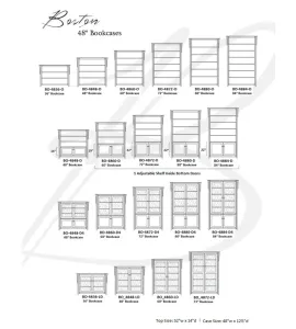 Boston Bookcase - QUICK SHIP
