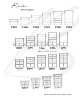 Boston Bookcase - QUICK SHIP