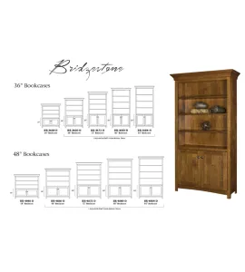 Bridgestone Bookcase with Bottom Doors