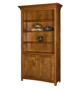 Bridgestone Bookcase with Bottom Doors