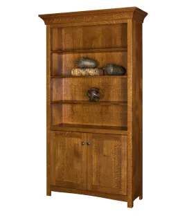 Bridgestone Bookcase with Bottom Doors