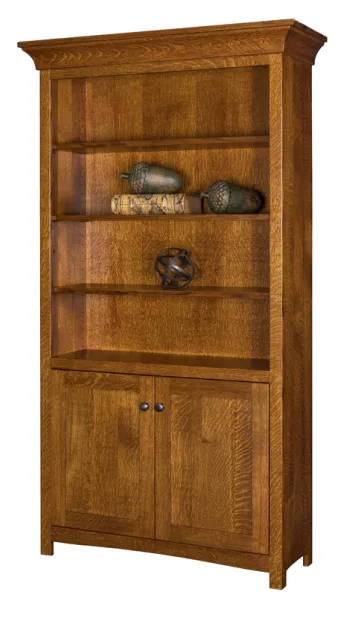Bridgestone Bookcase with Bottom Doors