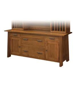 Freemont Mission 4 Drawer 2 Door Credenza