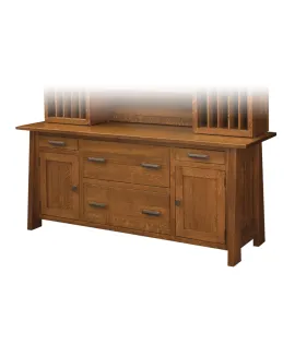 Freemont Mission 4 Drawer 2 Door Credenza
