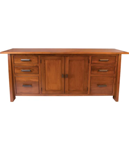 Freemont Mission 6 Drawer 2 Door Credenza