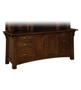 Manitoba 6 Drawer 2 Door Credenza