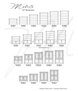 LN Modesto Bookcase - QUICK SHIP