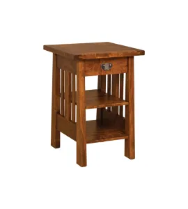 Open Freemont Mission Printer Stand with Drawer