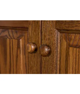 Siloam Bookcase with Full Length Glass Doors