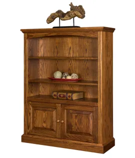 Siloam Bookcase with Bottom Doors