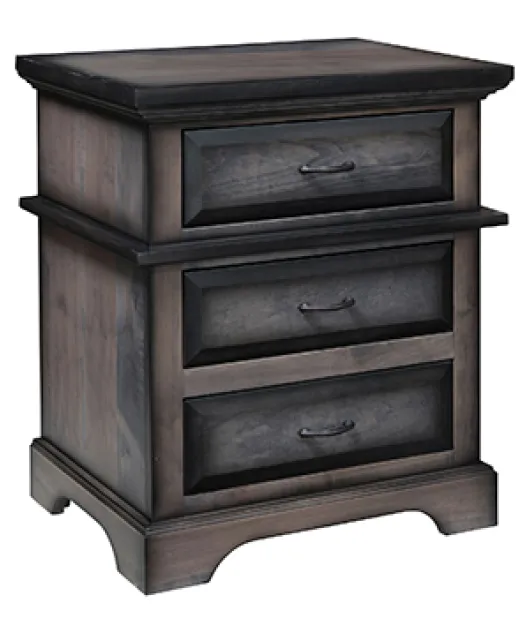 London 3 Drawer Night Stand