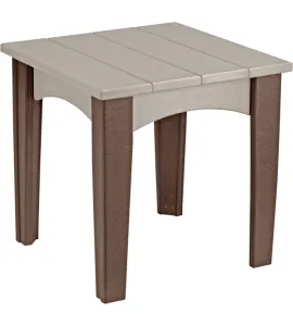 Island Poly Vinyl End Table