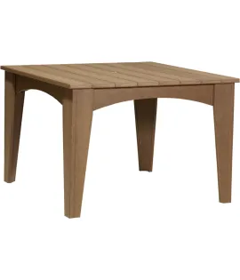 Island Poly Vinyl Square Dining Table
