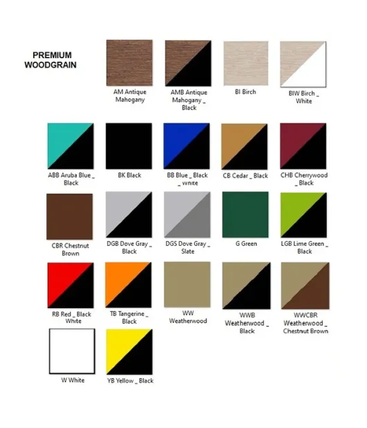 4' Adirondack Poly Vinyl Balcony Glider