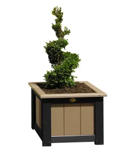 24" Poly Vinyl Planter