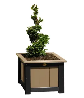 24&quot; Poly Vinyl Planter