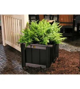 24" Poly Vinyl Planter