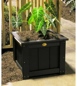 24" Poly Vinyl Planter