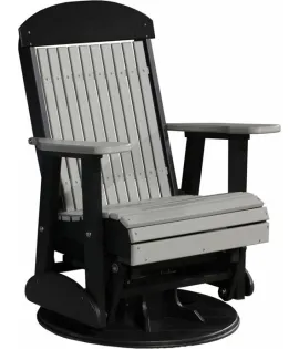 2' Classic Poly Vinyl Swivel Glider