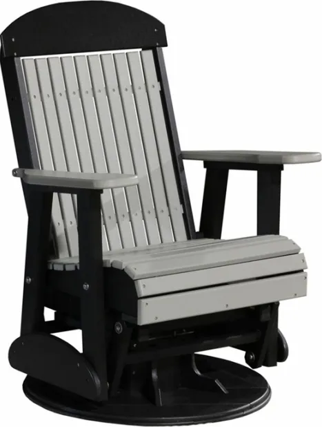 2' Classic Poly Vinyl Swivel Glider