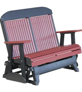 4' Classic Poly Vinyl Highback Glider