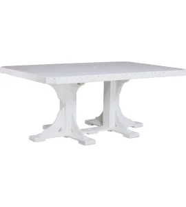 4' x 6' Poly Vinyl Rectangular Table