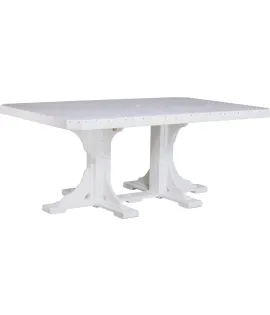 4' x 6' Poly Vinyl Rectangular Table