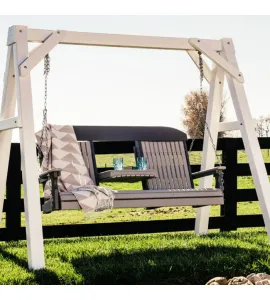 5' Classic Highback Poly Vinyl Swing