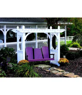 Classic White Poly Vinyl Swing Stand