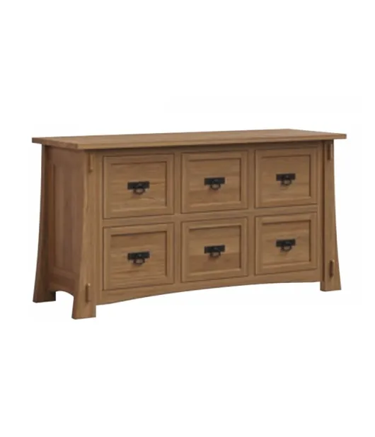 Modesto 6 Drawer Credenza